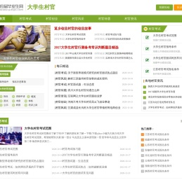 村官报名