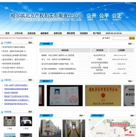 欢迎光临哈尔滨北方产权拍卖有限责任公司网站
