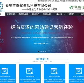 泰安网站建设