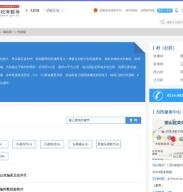 大彭镇政务服务网