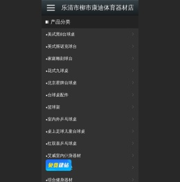 乐清市柳市康迪体育器材