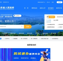 山东省政务服务网