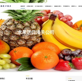 水果进口清关公司