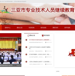 三亚市专业技术人员继续教育网