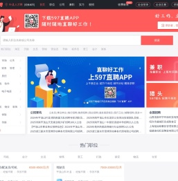 597直聘叶县人才网