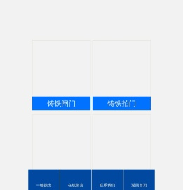 铸铁闸门
