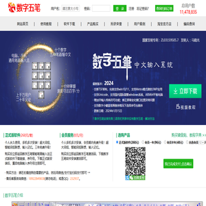 数字五笔中文输入系统(发明人：马晓光)