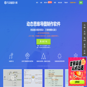 免费的动态思维导图软件,脑图大师,思维导图制作软件