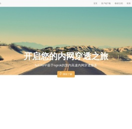 NATAPP基于ngrok的国内高速内网穿透服务