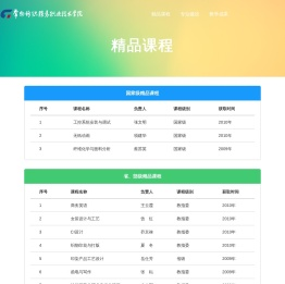 精品课程