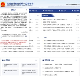 注册会计师行业统一监管平台
