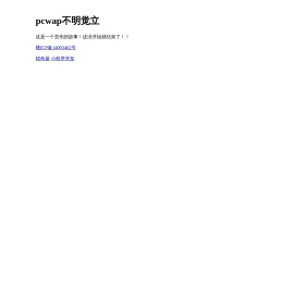 pcwap不明觉立