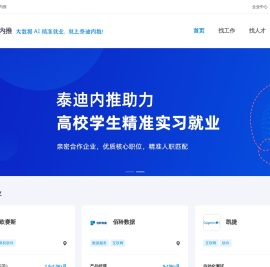 泰迪内推