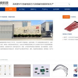 高精度NTC热敏电阻芯片及精确传感器研发生产