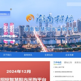 湖南省招标公司智慧阳光采购平台建设项目
