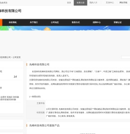 先峰科技有限公司首页