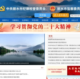 丽水市纪委市监委网站
