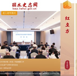 丽水史志网