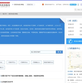新安街道办事处政务服务网